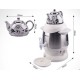 Raf Stainless Steel Double Layer Samovar Tea Coffee Maker 6 Liter