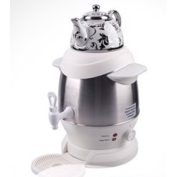 Raf Stainless Steel Double Layer Samovar Tea Coffee Maker 6 Liter