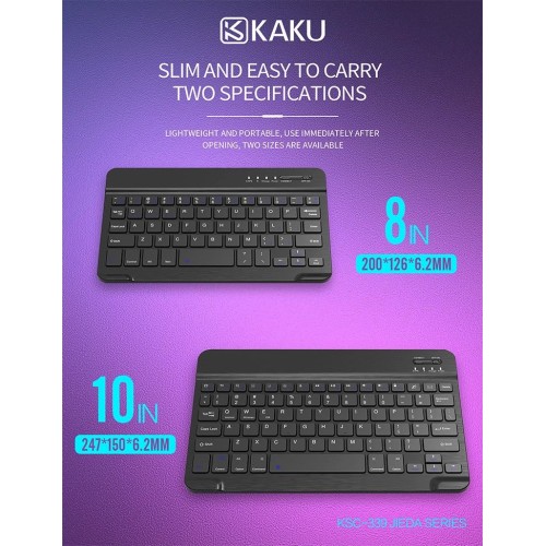 KAKU Universal Bluetooth Wireless Keyboard - Arabic/English