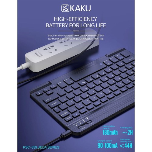 KAKU Universal Bluetooth Wireless Keyboard - Arabic/English