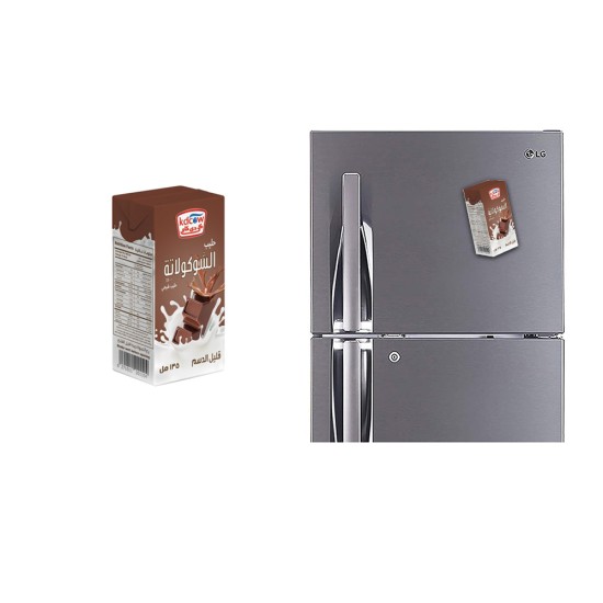 Refrigerator Fridge Acrylic Magnetic - KDCOw Chocolate Milk