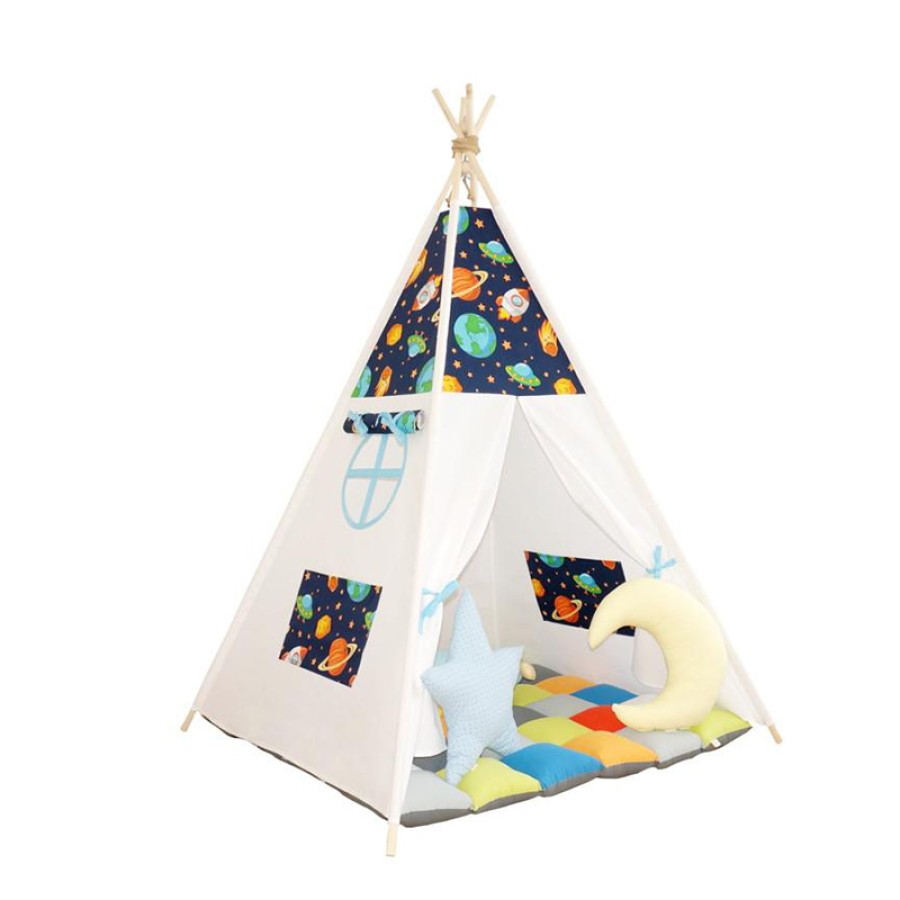 Children’s Foldable Play Tent | Indoor Teepee Toy Tent 12057 (Without Toys)