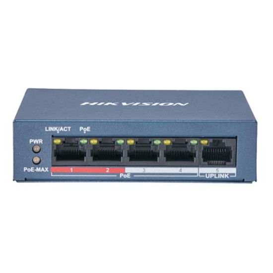 Hikvision 4 Port Fast Ethernet Unmanaged Poe Switch