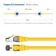 KUWES Cat8 High Speed Ethernet Cable up to 40Gbps - 10m - Yellow