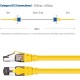 KUWES Cat8 High Speed Ethernet Cable up to 40Gbps - 1m - yellow