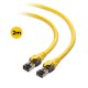 KUWES Cat8 High Speed Ethernet Cable up to 40Gbps - 2m - yellow