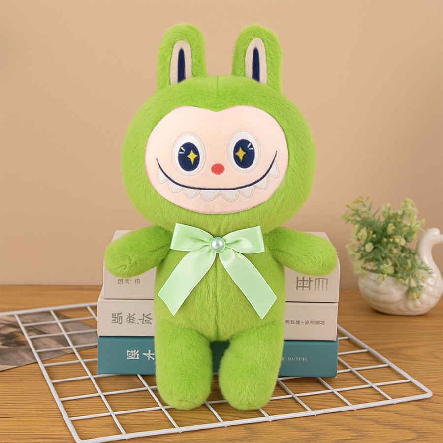 Labubu Plush Soft Doll Toy 15cm- Green Labubu Plush Soft Doll Toy 15cm- Green