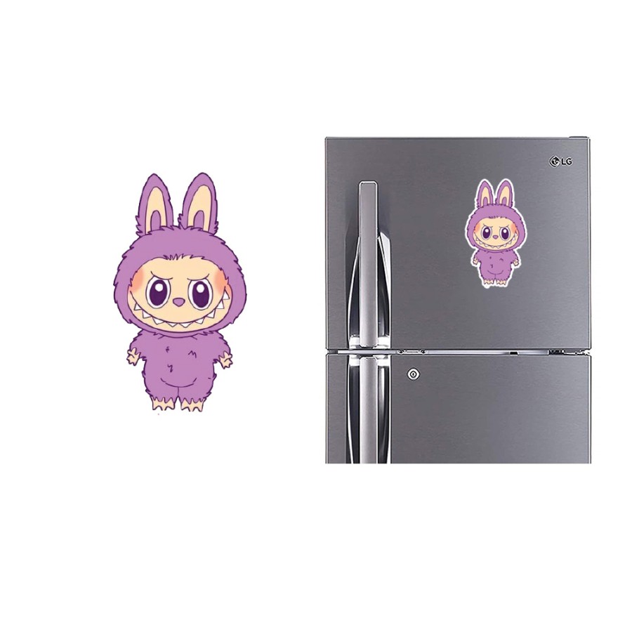 Refrigerator Fridge Acrylic Magnetic - Labubu Purple Refrigerator Fridge Acrylic Magnetic - Labubu Purple