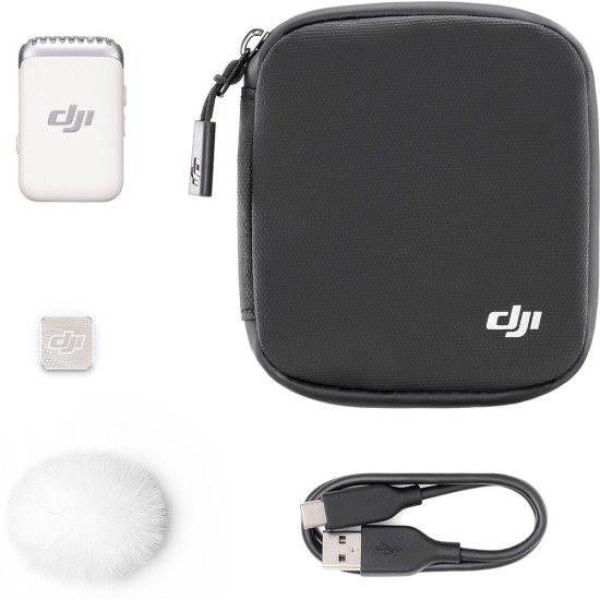 DJI Mic 2 Wireless Transmitter - Pearl White