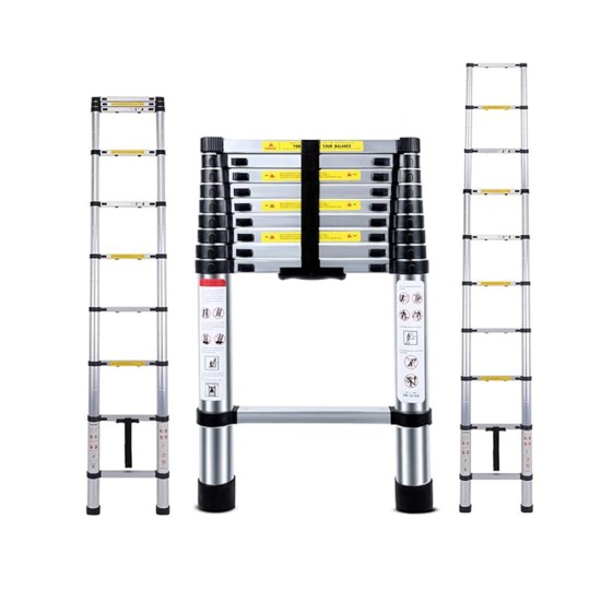 Multi Purpose Folding Step Ladder Platform Extendable Scaffold Ladder 3.8M