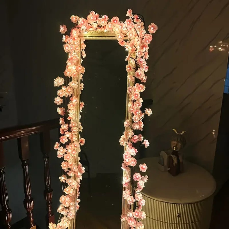 Creative LED Cherry Blossom Light Bendable Flower Branch Lamp Home Decor