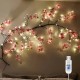 Creative LED Cherry Blossom Light Bendable Flower Branch Lamp Home Decor
