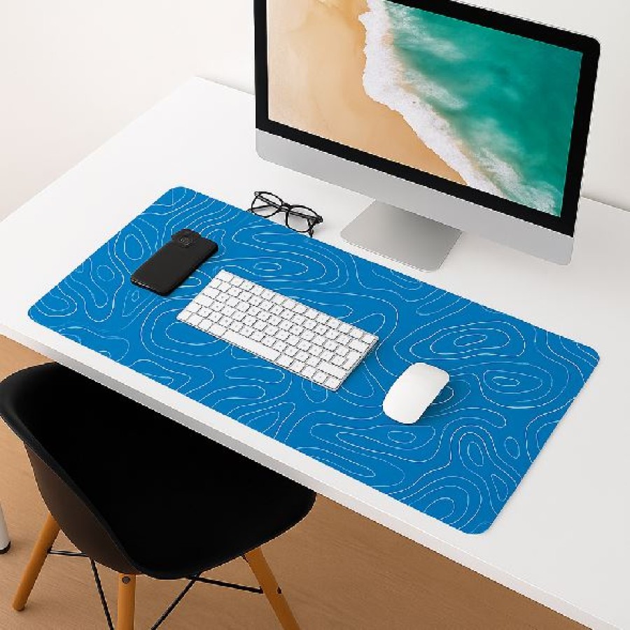 Max Pad Non-Slip Gaming Mouse Pad - Blue Tapo - XL