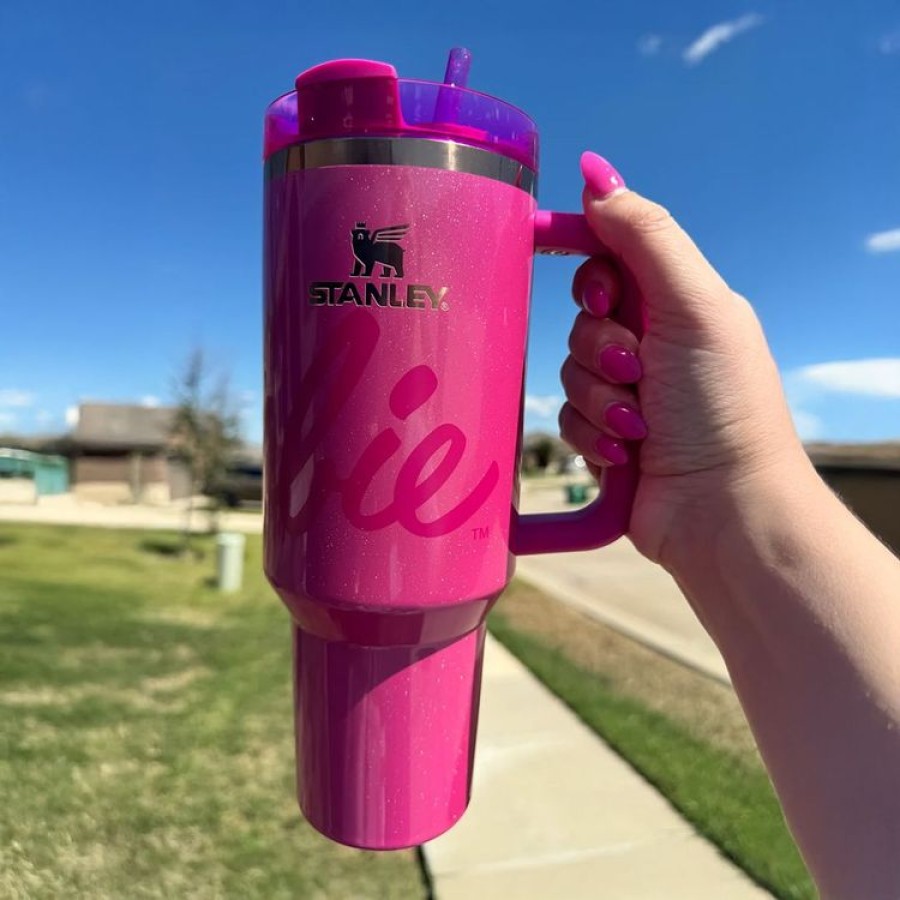 Stanley Quencher Stainless Steel Travel Tumbler 40oz - Barbie Edition
