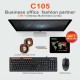 Meetion 3 in 1 Desktop USB Keyboard and Mouse and Speaker Combo Set