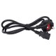 Microdigit Power 3Pin Cord With Fuse For PC Or Monitor 1.5 Meter Microdigit Power 3Pin Cord With Fuse For PC Or Monitor 1.5 Meter