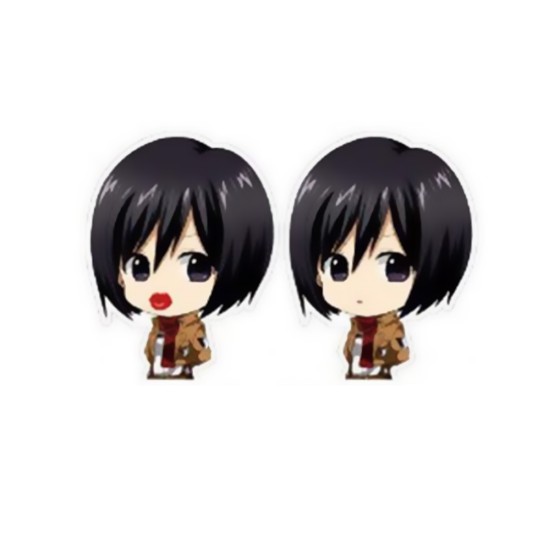 4D STICKER ATTACK OF TITAN MIKASA 045