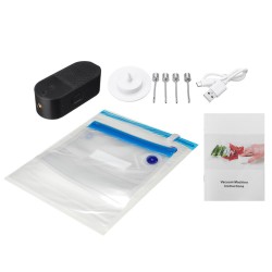 2-in-1 Mini Vacuum Sealer & Inflator for Food, Clothing, Balls  2-in-1 Mini Vacuum Sealer & Inflator for Food, Clothing, Balls