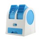 Mini Air Cooler Fan Usb Battery Operated Portable Air Conditioner - Blue