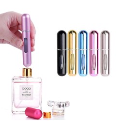 Mini Portable Refillable Perfume Travel Spray Bottle 5ml - Black Mini Portable Refillable Perfume Travel Spray Bottle 5ml - Black