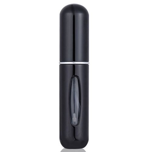 Mini Portable Refillable Perfume Travel Spray Bottle 5ml - Black