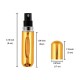 Mini Portable Refillable Perfume Travel Spray Bottle 5ml - Black