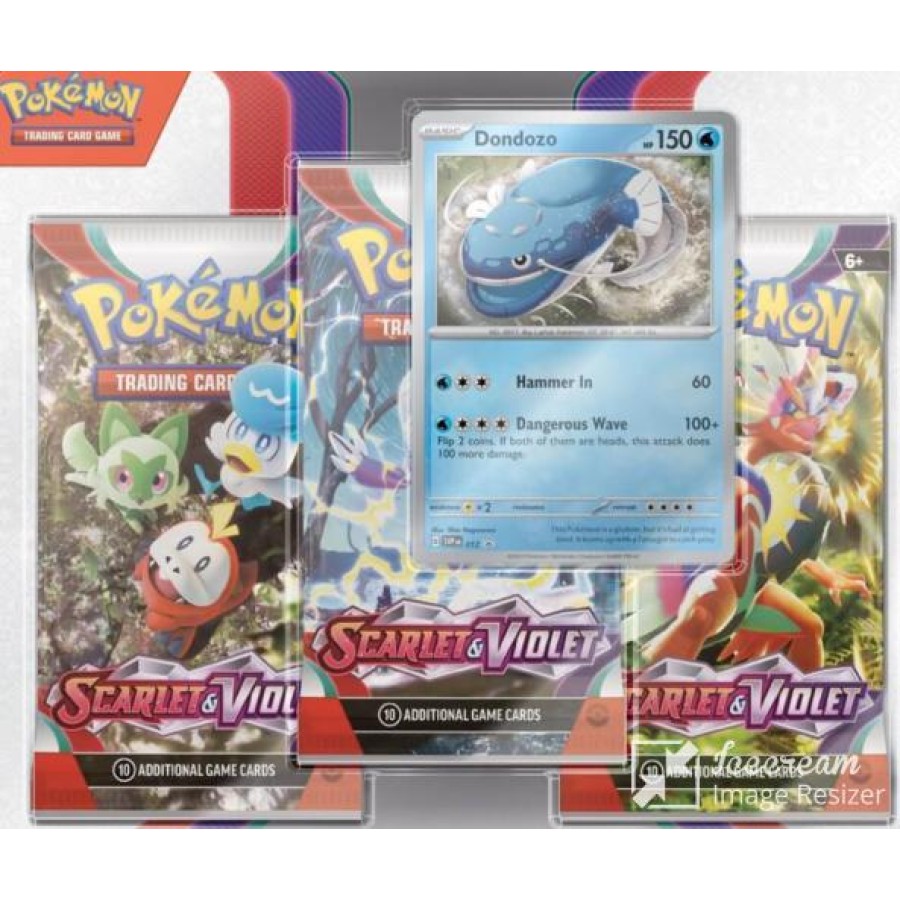 Pokemon TCG - Scarlet & Violet 3-Pack Booster - Dondozo