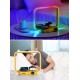 Foldable 3 IN 1 Wireless Charger Pad Decor Lamp Night Light