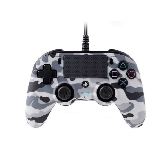 NACON Compact Wired Controller For PlayStation 4 - White Camo
