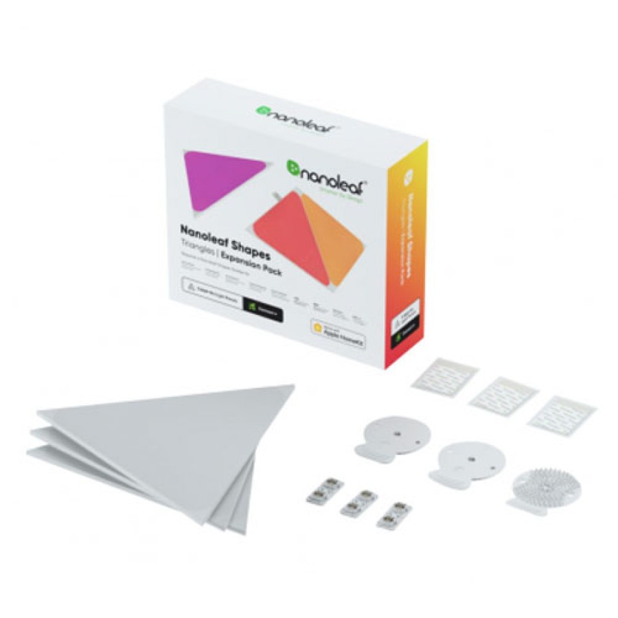 Nanoleaf Shapes Triangles 3 Panels Expansion (Panels Only) Global - White