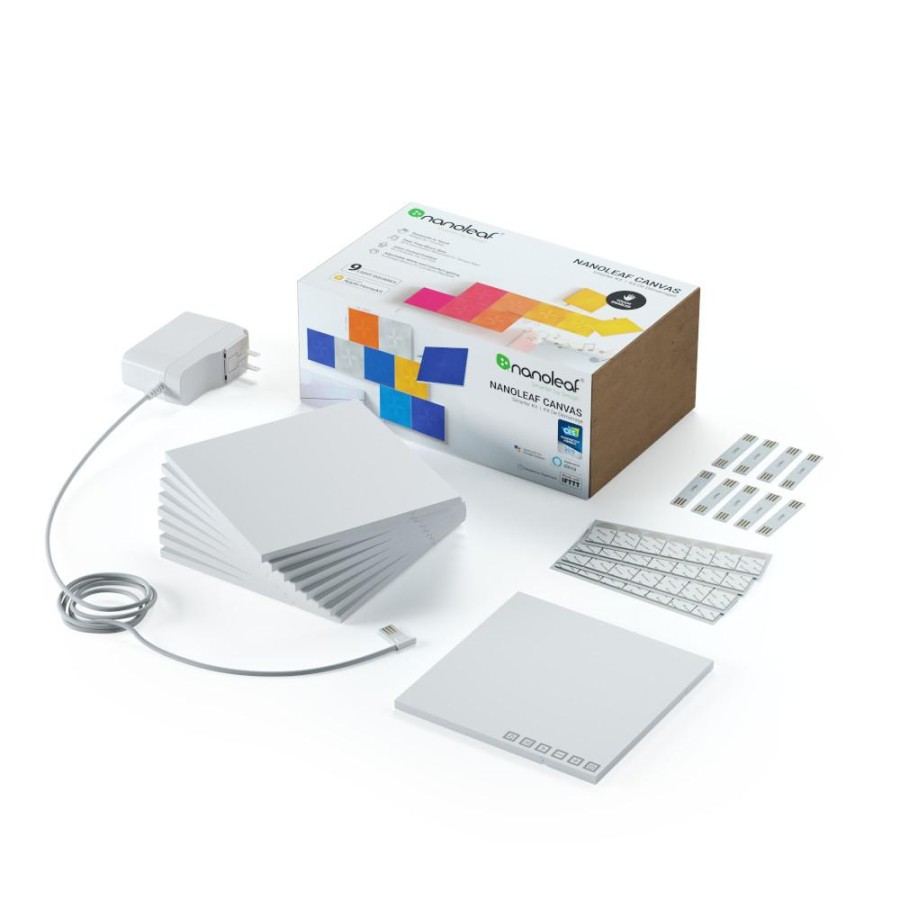 NanoLeaf Light Canvas 9 Pieces Pack (Square) setup