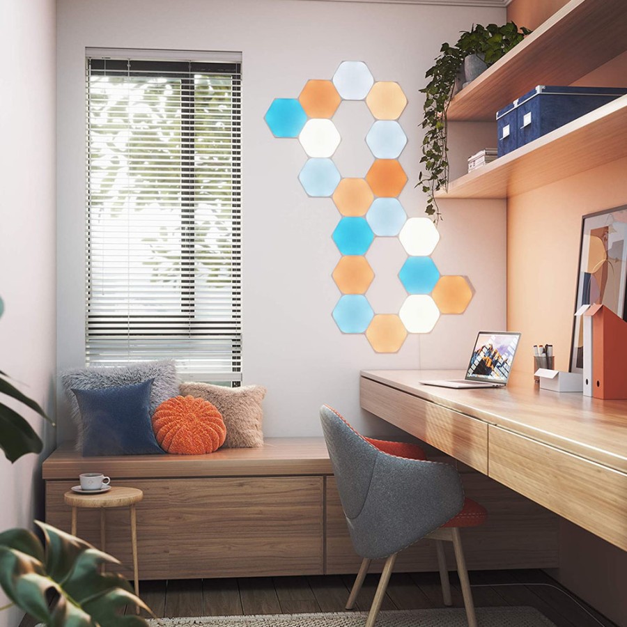 NanoLeaf Shapes - Hexagon Light Panels - White - 15 Panels