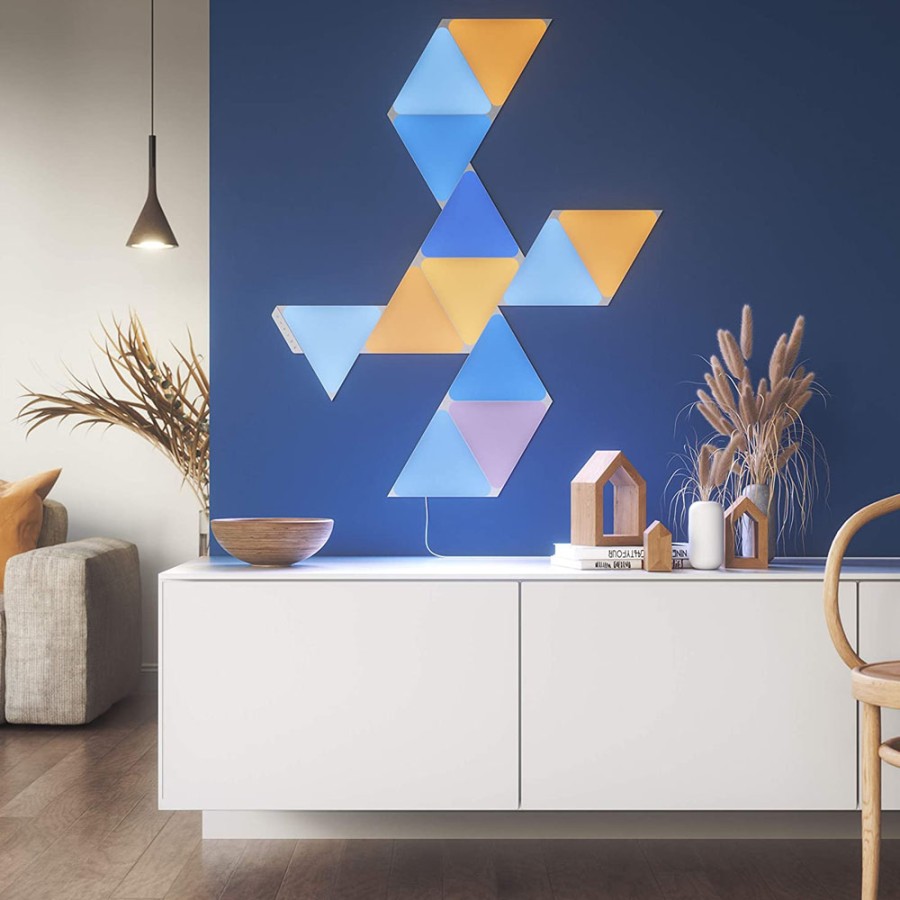 Nanoleaf Shapes Triangles Mini Light Panels (Panels Only) 10 Pack Global White