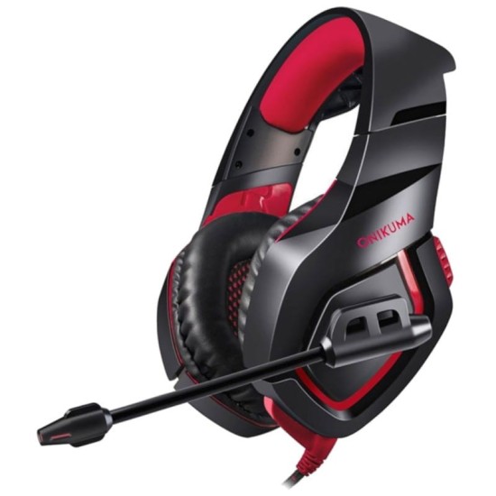 Onikuma K1B- Gaming Headset - Red