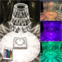 Crystal Diamond Table Lamp,USB Rechargeable Crystal Diamond Table Lamp,USB Rechargeable