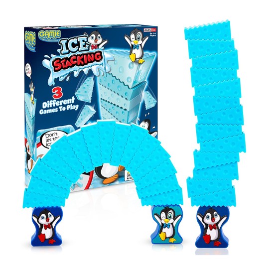 Penguin Ice Stacking Game