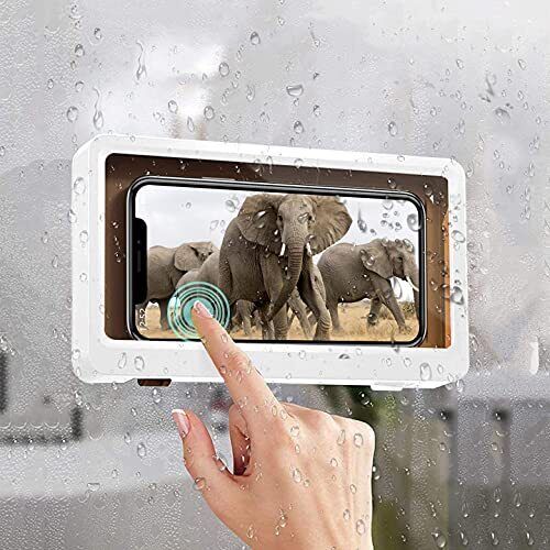 Bathroom Waterproof Phone Holder- Shower Phone Case Wall Mounted