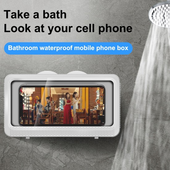 Bathroom Waterproof Phone Holder- Shower Phone Case Wall Mounted