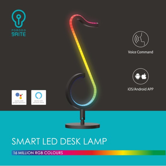 Porodo Brite Smart LED Desk Lamp 12W