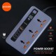 Porodo 3 Power Sockets and 4 USB Port 1 Quick charge - White