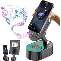 2-in-1 No Bluetooth Audio Stand Folding Phone Holder 2-in-1 No Bluetooth Audio Stand Folding Phone Holder