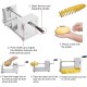 Stainless Steel Potato Spiral Slicer cutter