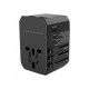 Powerology 45W Universal Travel Adapter - Black