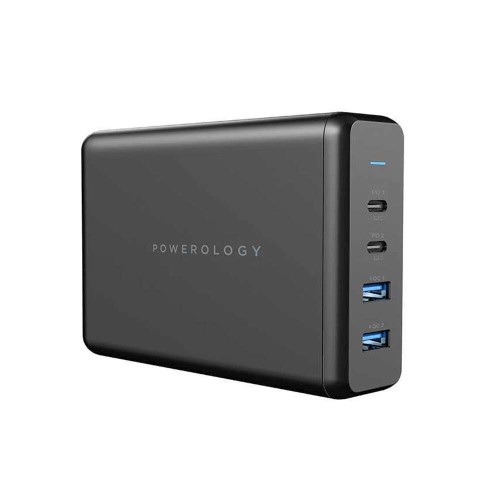 Powerology 4-Port Quick Charging Power Terminal 156W UK - Black