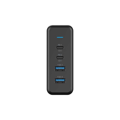 Powerology 4-Port Quick Charging Power Terminal 156W UK - Black