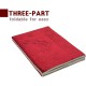 Prayer Rug Mat with Back Sitter Support - Red