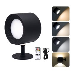 LED Wall Lamp with Remote Control, USB Rechargeable Night Light LED Wall Lamp with Remote Control, USB Rechargeable Night Light