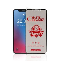9H Anti-spy Matte Privacy Ceramic Screen Protector For iPhone 14 pro Max - Black 9H Anti-spy Matte Privacy Ceramic Screen Protector For iPhone 14 pro Max - Black