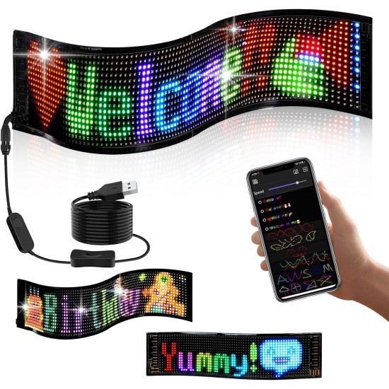 Car LED Sign Bluetooth App Control