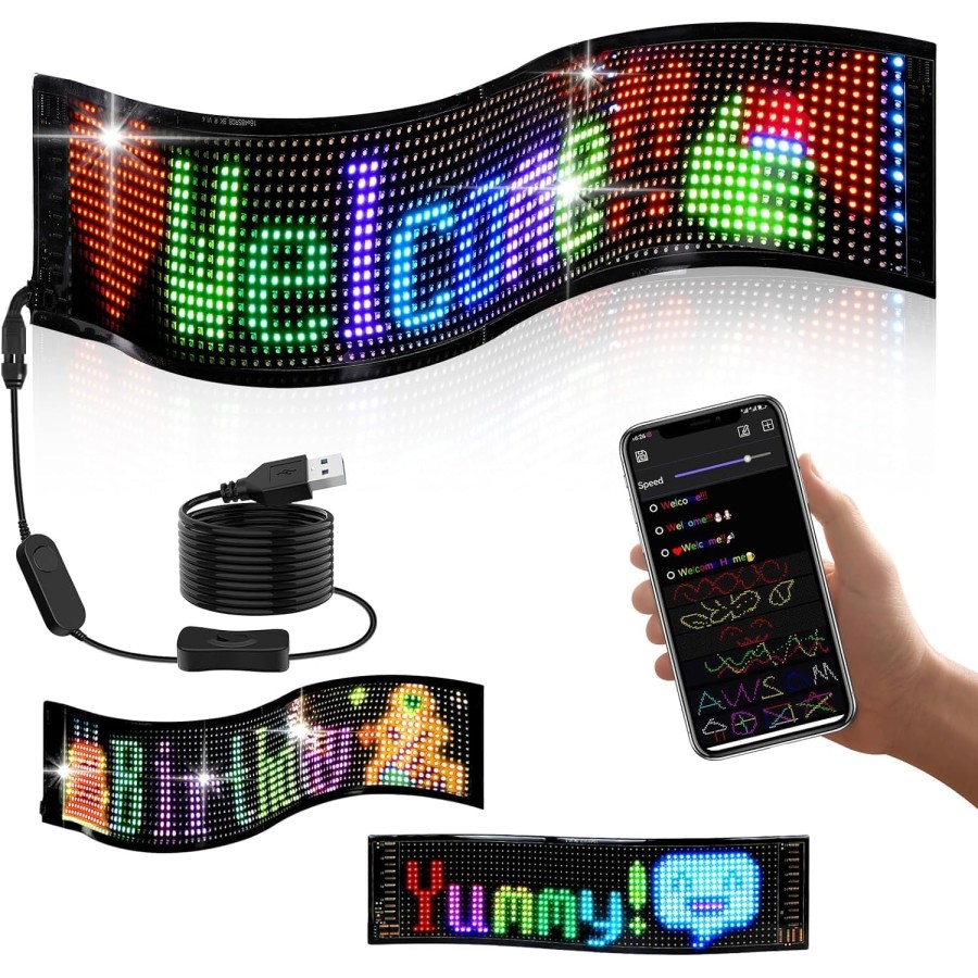 Car PIXEL LED Sign Bluetooth App Control